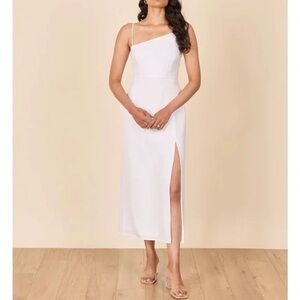 Park & Fifth Asymmetrical Lincoln White Dress